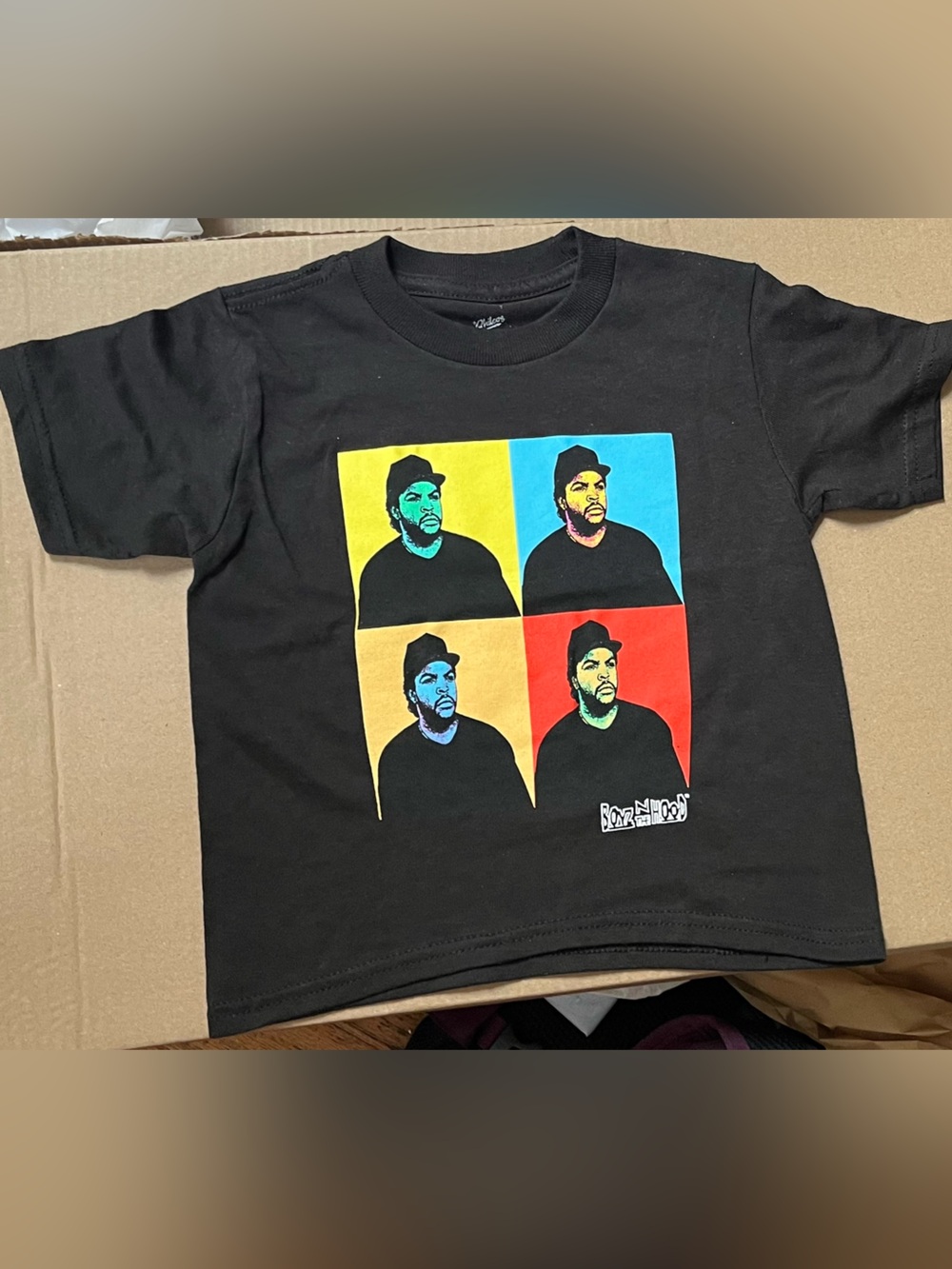 Boysz N the Hood 3T toddler Pop-Art Grid Tee. Philco brand. 100% Cotton.